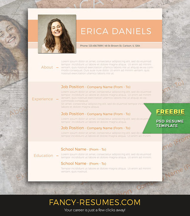 free resume template fancy resumes