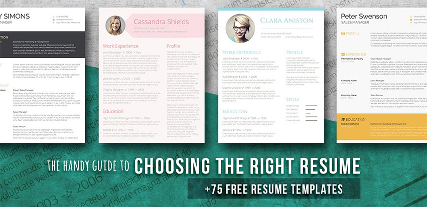 free resume templates for Word