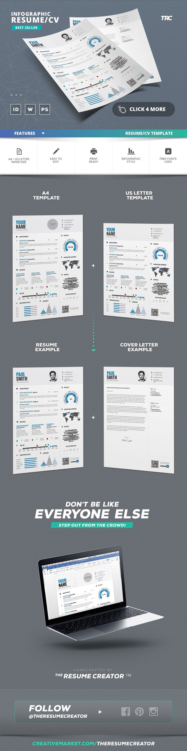 infographic resume vol 1