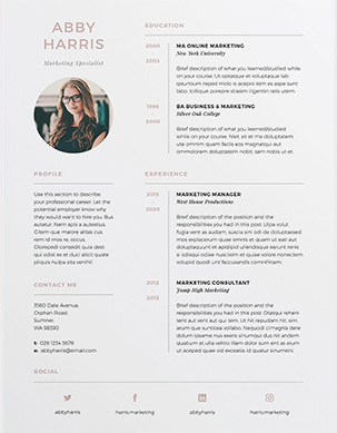 49 modern resume templates that get you hired fancy resumes resumes or cv