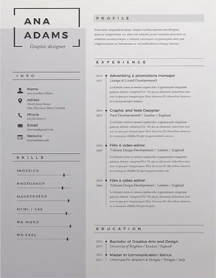 49 Modern Resume Templates That - Resume Template Ana 