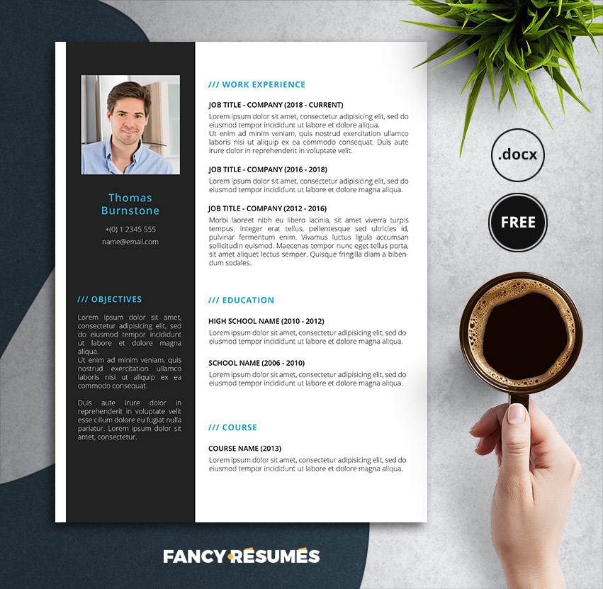 brightin free resume template