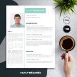 crispy green free resume template