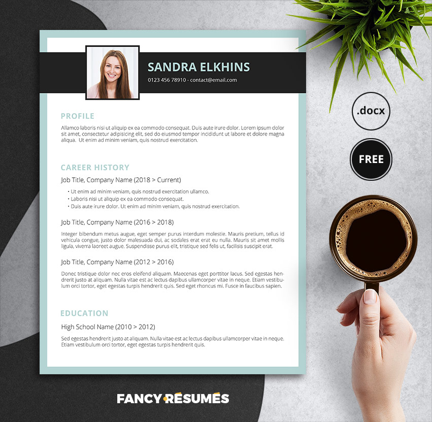 greevine free resume template