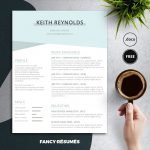 minty resume template