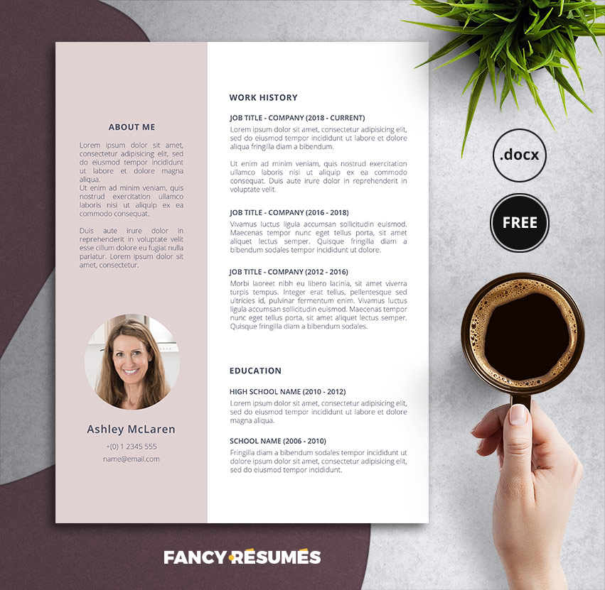 primale free resume template