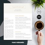 upswanky free resume template