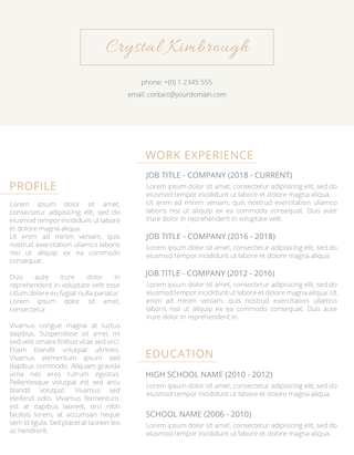 upswanky resume freebie