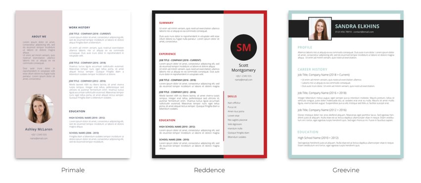 resume templates for Word