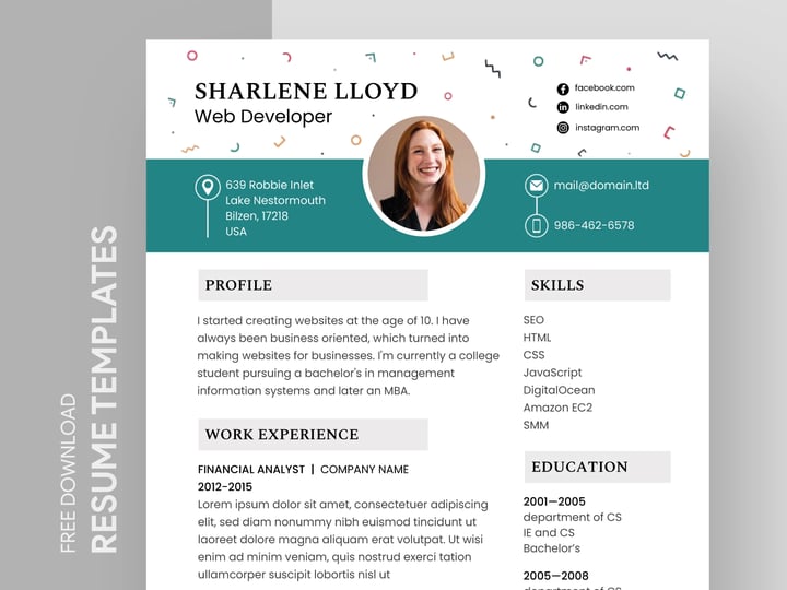 creative google docs resume