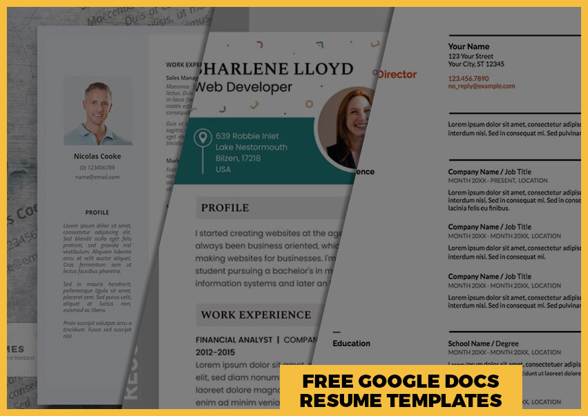 free google docs resume templates